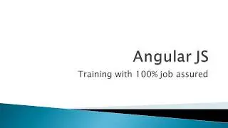 Angular JS - Project/Training with 100% job assured - ETCOE.IN