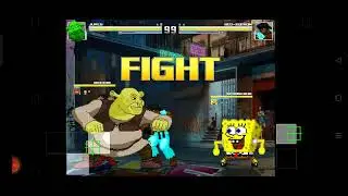 MUGEN: Jureg (Me) and Boxxob vs NeoZekrom and Spongebob