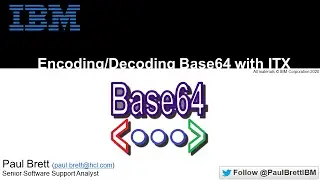 Encoding and Decoding BASE64 data with IBM Transformation Extender