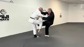BJJ Outer Foot Sweep with Chicago Rob Over 65