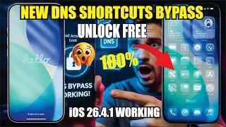 DNS Shortcut Bypass iCloud Lock 2026 | iPhone Activation Unlock Method