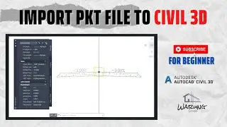 IMPORT PKT FILE TO CIVIL 3D