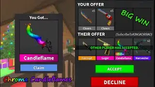 🔥 Murder Mystery 2 Trading Montage #1 🔥 | ⭐ Chroma Candleflames ⭐| Roblox | Murder Mystery 2