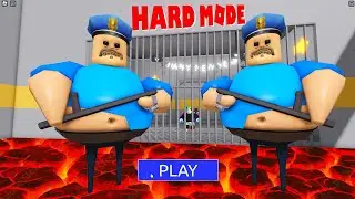 HARD MODE Roblox Barry Prison Run Obby Walkthrough Full Game (first person 
