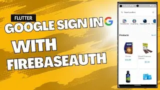 Flutter tutorial-Google sign in with firebase auth