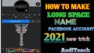 create long space name id/#make_long_space_name_id/ #facebook #account #AsdiTeach