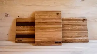 Satisfying Woodworking - CUTTING BOARD Made With CNC Router from Scrap Wood
