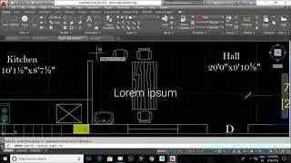 How To Create Block And Insert Block AutoCAD Tutorial - Tamil