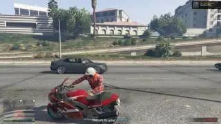 GTA V - Crash & back