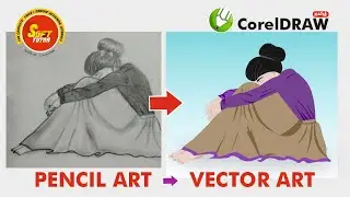Pencil Draw to Vector | Corel Draw in Tamil Tutorial | Soft Tutor