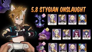 5.8 Stygian Onslaught with Machine Gun Gorou - Genshin Impact