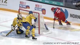 Matvei Michkov Scores Zorro/Lacrosse Goal vs Sweden - Karjala Cup - Nov 13, 2021 (HD)