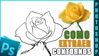 ✅Como Extraer el Contorno de una Imagen - Tutorial Photoshop + Crear Pincel