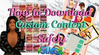 💫HOW TO DOWNLOAD CUSTOM CONTENT SAFELY WITH ADS | 💫🎓 V’s SIMS 4 UNIVERSITY EP: 3 🎓💫