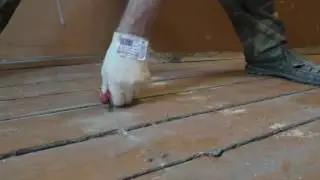 Floor repair in one day.