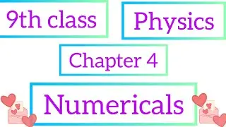 4 chapter - numericals || 9th class physics. || Turning Effect of Forces  problems.