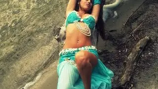 *Sensual Belly Dance at the Beach* Belly Dancer Isabella 2014 HD
