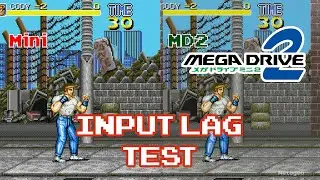 Megadrive mini 2 input lag test (Final Fight CD)