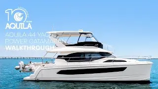 Full In-Depth Tour | Aquila 44 Yacht | Functional and Fun!