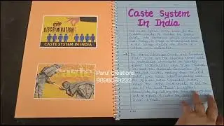 Social Issues Project on Caste Issues/ Caste System in India Class10th CBSE 