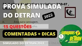 PROVA TEÓRICA DETRAN 2022 - PROVA SIMULADA DO DETRAN MG 2022 - SIMULADO DETRAN 2022- PROVA DO DETRAN