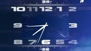 Первый Канал, первый день после смены логотипа (ребрендинга) 01.10.2000 Логотип наложен