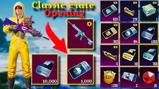 new premium crate opening pubg mobile 1000 Classic crate opening M416 glacier❄️7330 supply opening