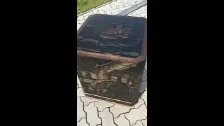 Антикварная тумба в стиле шинуазри  1707190001