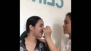 Gorgeous Thai transgender woman DIY makeup