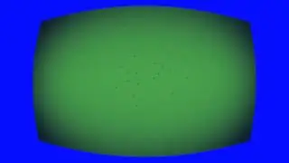 Old TV Screen Static Noise   Green Screen Animation
