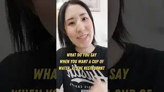 🔊 More common phrase than お水ください when you want a glass of water at a restaurant 🤫✅ #japanesephrase