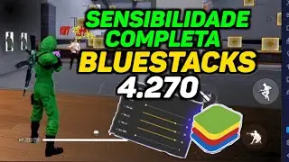 NOVO BLUESTACKS 4.270 ✅ SENSIBILIDADE COMPLETA ✅ MELHOR EMULADOR MSI BLUESTACKS