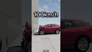 Mazda CX-7 Crash Test - BeamNG.Drive #shorts