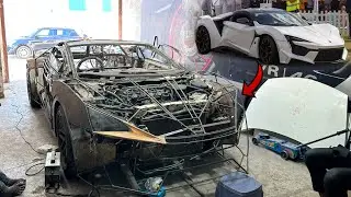 lykan hypersport ka body work chalu🔥
