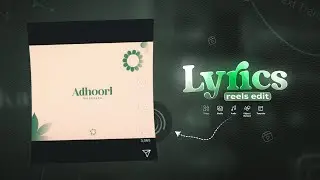 Instagram viral LYRICS reels editing in Mobile | Alight motion | A Complete Tutorial