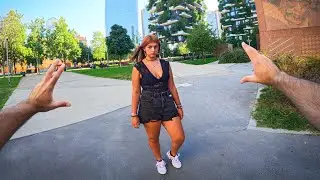 ESCAPING STRANGE  GIRL (Romantic Parkour POV Chase)
