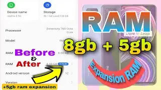 how to increase android phone ram | how to increase virtual memory in android phone | Realme 8 5g