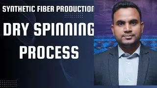 man made fiber production, Dry spinning process