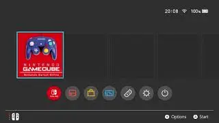 how a Nintendo GameCube Nintendo Switch Online Startup screen would look like (Fanmade)