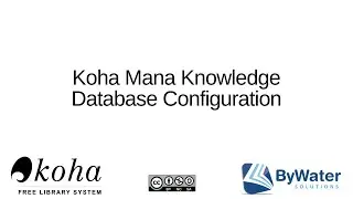 How to Configure Mana in Koha