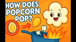 How Does Popcorn Pop! 🍿 | Easy Science Experiment for Kids | 
