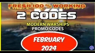 MODERN WARSHIPS  2 PROMO CODES / MODERN WARSHIPS PROMO 2024 FEBRUARY