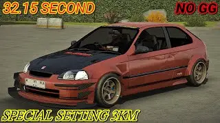 CAR PARKING MULTIPLAYER HONDA CIVIC EK9 SPECIAL SETTING 3KM BEST GEARBOX SETTING