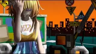 [MMD X FNAF] Panda Hero [Chica X Toy Chica]