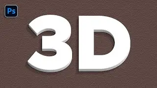 3D Text Effect in Photoshop | Typography | GFX Tutorials