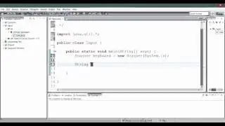 Using a Scanner to Read in a String