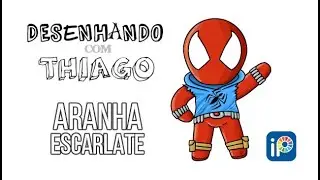 ARANHA ESCARLATE - KAWAII (Desenhando com Thiago)