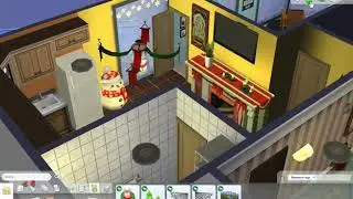 Играю в Sims4 новогодний летсплей))) Украшаем дом!