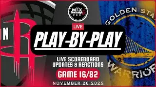 🔴LIVE - Houston Rockets vs Golden State Warriors - Play-By-Play & Reactions (11/26/25)
