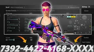 New Update 3.3⚡Best Sensitivity Code + Control Settings Pubg Mobile/Bgmi Sensitivity 2024